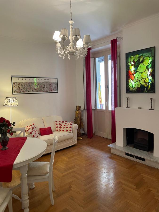 Elegant apt-typical Roman Palazzina Pz Alessandria Exterior foto